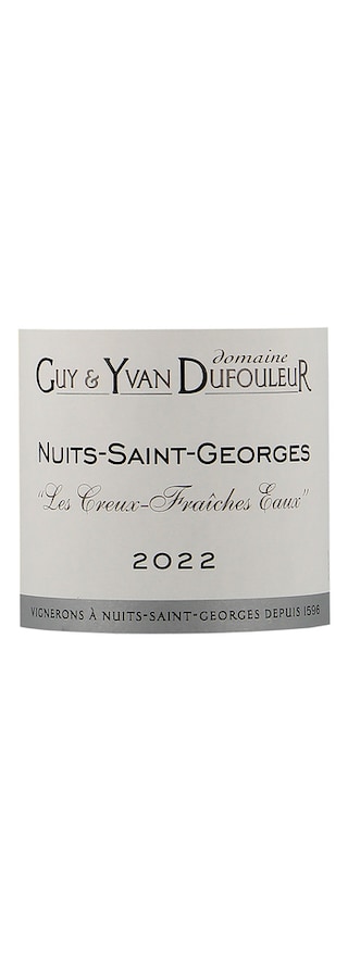 Domaine Guy & Yvan Dufouleur | Nuits-Saint-Georges Les Creux-Fraîches Eaux | 2022 