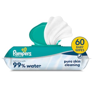 Pampers | Aqua Pure | Babydoekjes | Water 99% 60 st