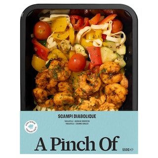 A pinch of | Tagliatelli | Scampi | Diabolique 550 gr