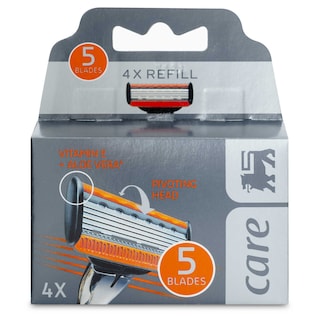Delhaize | Recharge lames de rasoir | 5 blades | 4st 