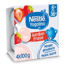 Nestlé | Yogolino | Melkdessert | Aardbei | 6 maanden 
