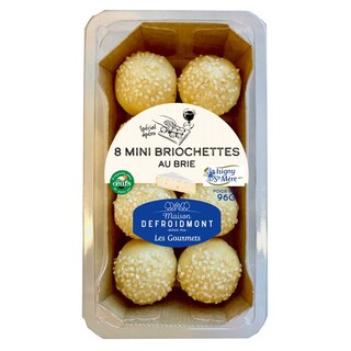 Maison Defroidmont | 8 MINI BRIOCHETTES BRI 