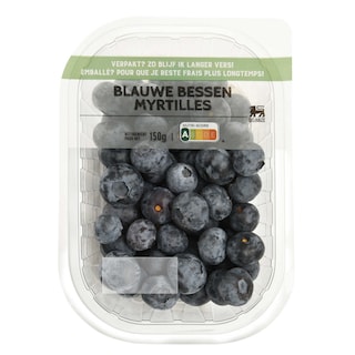 Delhaize | Blauwe bessen | Schaal 