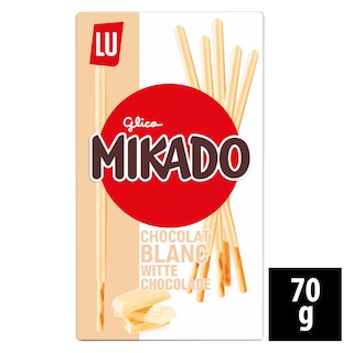 LU | Mikado | Koekjes | Chocolade | Witte Chocolade 