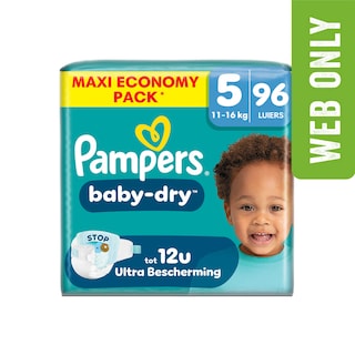 Pampers | Baby Dry | Luiers | Maat 5 | Maxi Pack 96 st