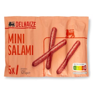 Delhaize | Snack | Mini salami 5 x 25 gr