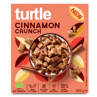 Turtle | Ontbijtgranen | Kaneel | Bio 300 gr