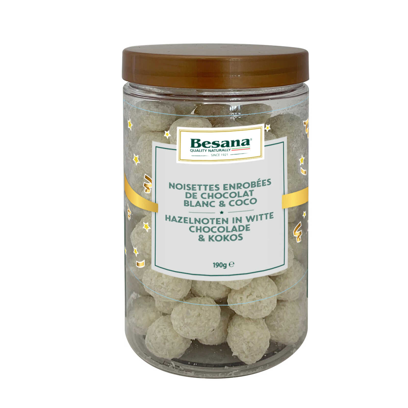 Besana | Hazelnoot | Witte chocolade | Kokos 