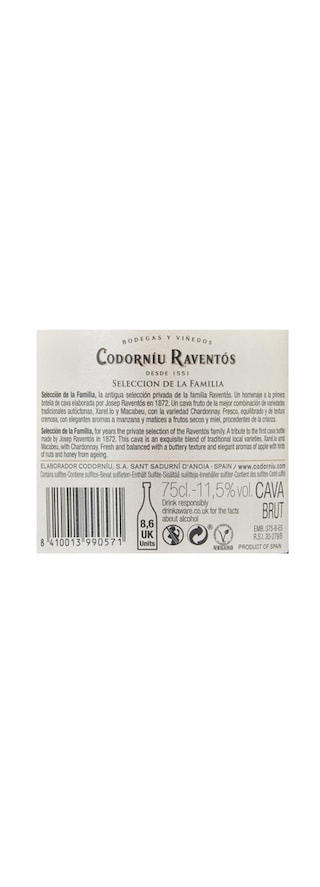 Codorniu | Cava | Raventós | Bio | Brut 