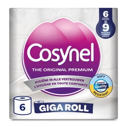 Cosynel | Papier Toilette | Blanc | Gigarol | 6 Roul 