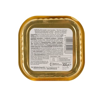 Delhaize | Hondenvoeding | Terrine | Adult | Lam 