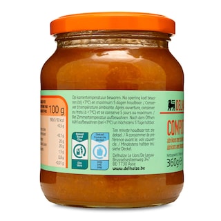 Delhaize | Compote | Abrikozen | Stukken 