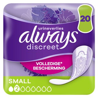 Always | Discreet | Serviettes | Fuites Urinaires | Small 20 pc