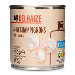 Delhaize | Champignons | Entiers | Mini 115 gr