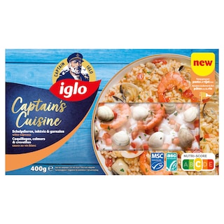 Iglo | Captain's Cuisine | Fruits de mer | Sauce tomate 