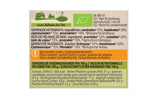 Delhaize | Notenpasta | Mix | Bio 250 gr