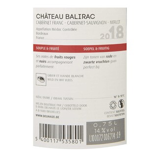 France - Frankrijk | Bordeaux - Médoc | Château Balirac 2018 