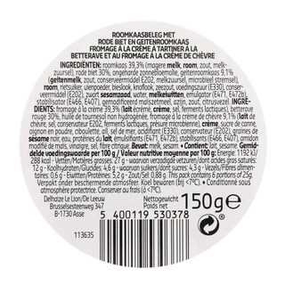 Delhaize | Dip | Bett | Fromage de chèvre 125 gr