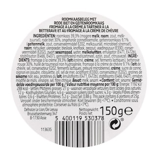 Delhaize | Dip | Biet | Geitenkaas 125 gr