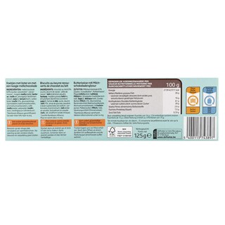 Delhaize | Petit beurre | Chocolat au lait 125 gr