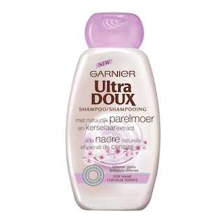 Ultra Doux | Shampoo Parelmoer-Kerselaar | Dof Haar, Zonder Glans | 300ml 