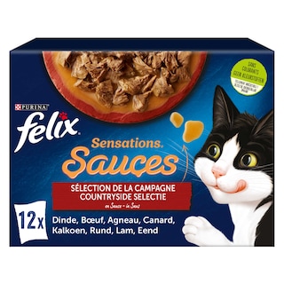 Felix | Sensations | Kattenvoeding | Saus | Countryside Selectie 12 x 85 gr