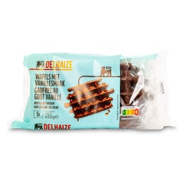 Delhaize | 5 Gaufres | Vanille-Chocolat 