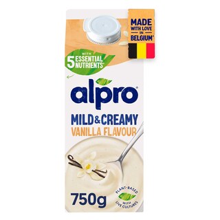 Alpro | Mild & Creamy | Yaourt végétal | Mild & creamy |Vanille 750 gr