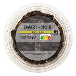 Delhaize | Zwarte olijf 130 gr