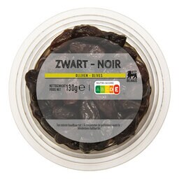Delhaize | Olive noir 130 gr