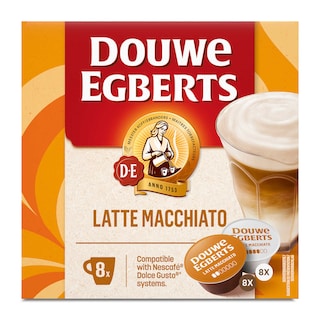 Douwe Egberts | Koffie | Latte Macchiato | Dolce Gusto caps 