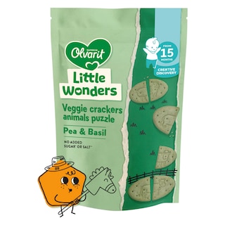 Olvarit | Snack | Crackers | Kikkererwt Basilic | 15M 