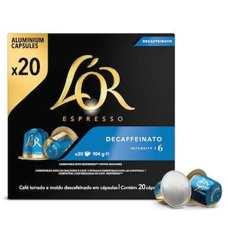 L'Or | Koffie | Cafeinevrij | 20 Caps 