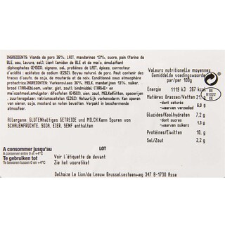 Delhaize | Witte pens | Mandarijnen +/- 240 gr