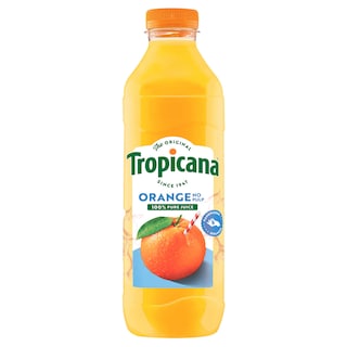 Tropicana | Sap | Sinaasappel zonder pulp 1 l