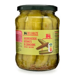 Delhaize | Augurken | Sticks | Zoetzuur 360 gr
