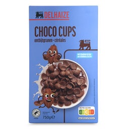 Delhaize | Ontbijtgranen | Choco Cups 