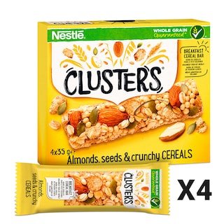 Nestlé | Clusters | Barres céréal | Amandes & Graines 