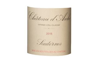 France - Frankrijk | Bordeaux - Sauternes | Château D'Arche Grand Cru Classé | Houten Kist | 2015 | Witte 