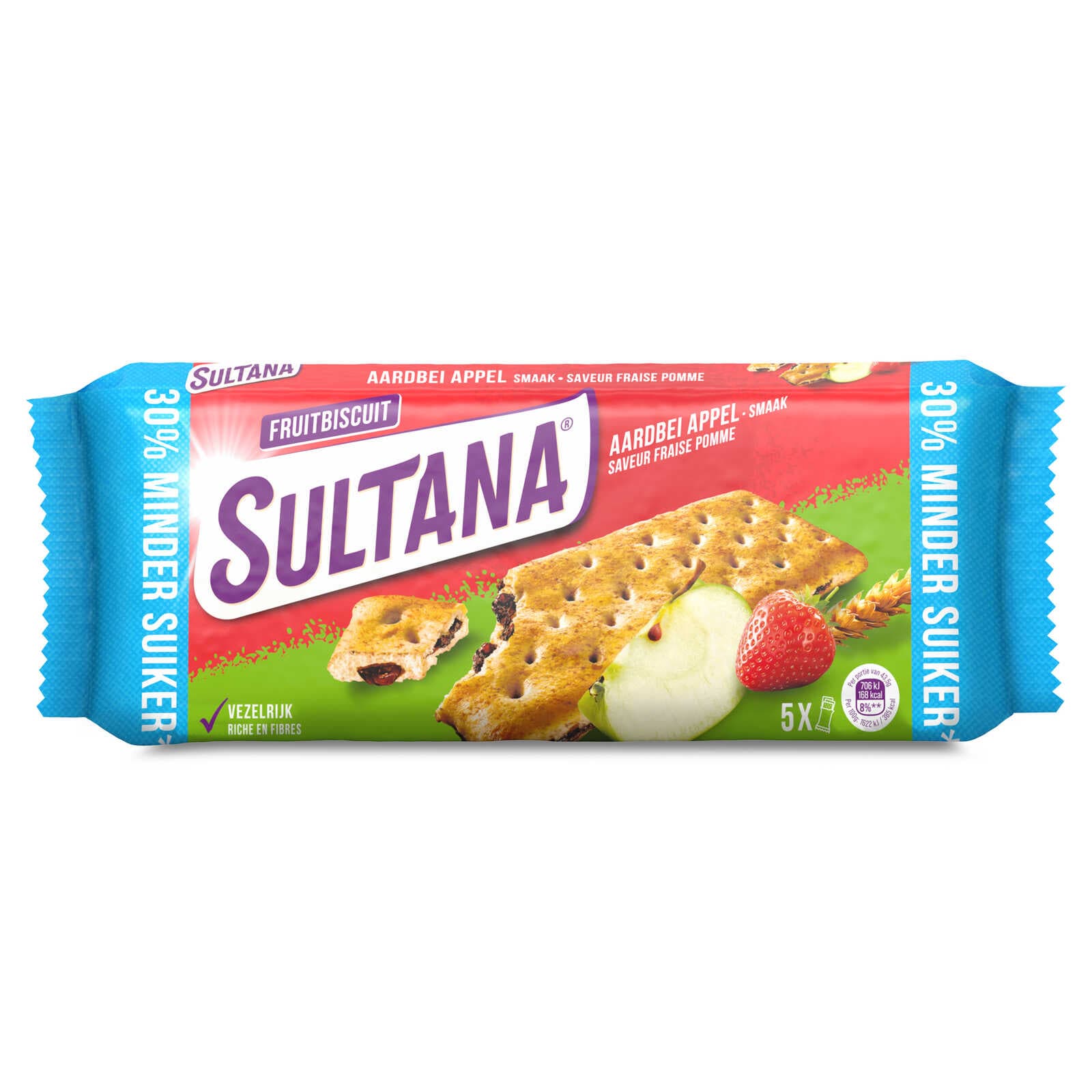 Sultana Koekjes | Aardbei-appel | Minder suiker