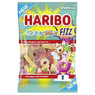 Haribo | Bonbons | Sourmix Fizz 200 gr