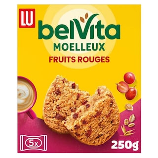 LU | Belvita | Biscuits Déjeuner | Fruits rouges 