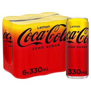 Coca-Cola | Zero | Zero Sugar | Lemon | Canette 