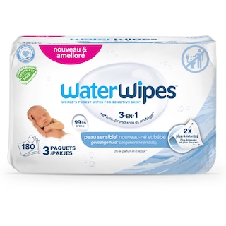 Waterwipes | Baby Wipes | Lingettes | Humide | Biodégradable | Value pack 