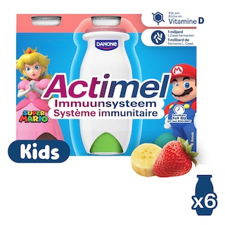 Actimel | Yaourt à boire | Fraise banane | Immunité 