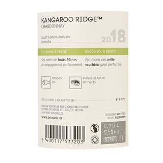 Australie - Australië | South Eastern | Kangaroo Ridge Chardonnay 18 