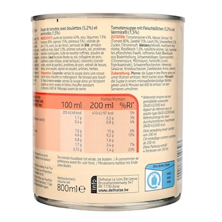 Delhaize | Soupe | Tomate 