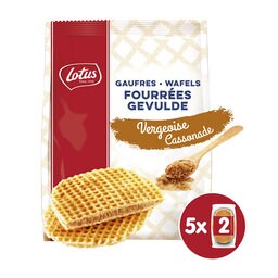 Gaufres fourrées | Vergeoise