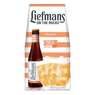 Liefmans | Bière fruitée | Pêche | 3,8% alc 4 x 25 cl