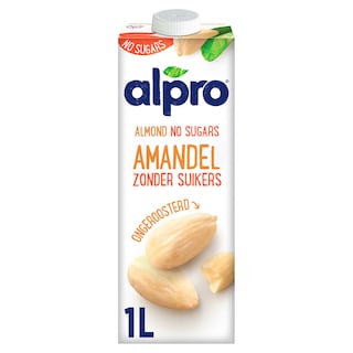 Alpro | Plantaardige drank | Amandelen | Suikervrij 